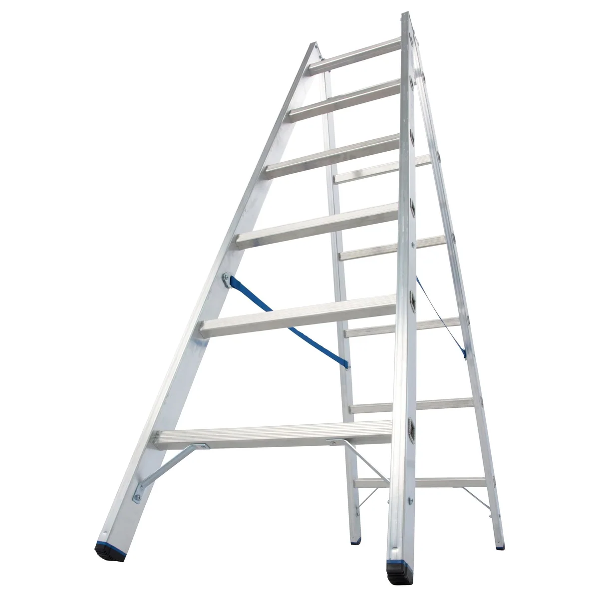 KRAUSE Stehleiter STABILO, hohe Stabilität, rutschfeste Stufen, belastbar bis 150 kg 4