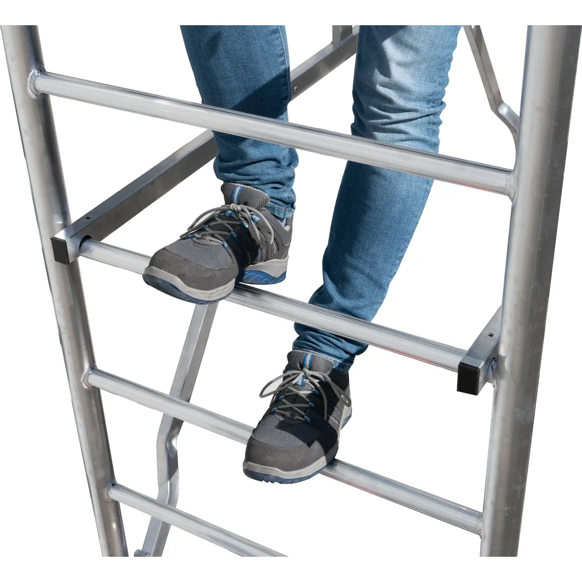 KRAUSE ProTec XS Alu-Faltgerüst, Arbeitshöhe bis 4,8 Meter, leicht transportierbar 5