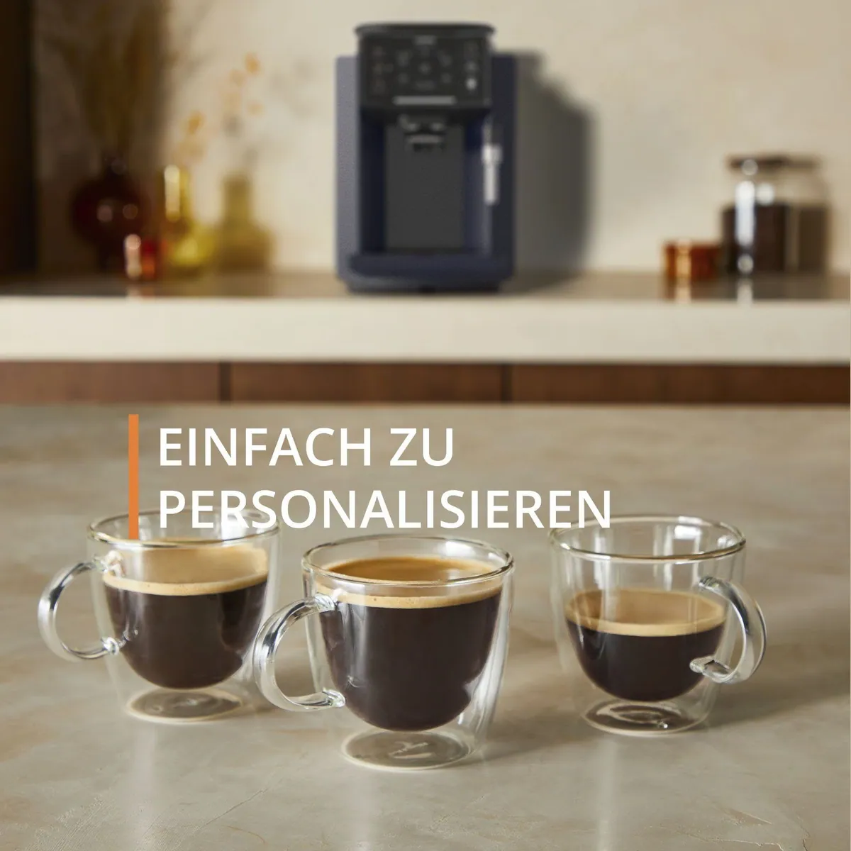 Krups EA910B.23 Kaffeevollautomat, XL Touch-Bedienpanel, kompakte Bauweise 4