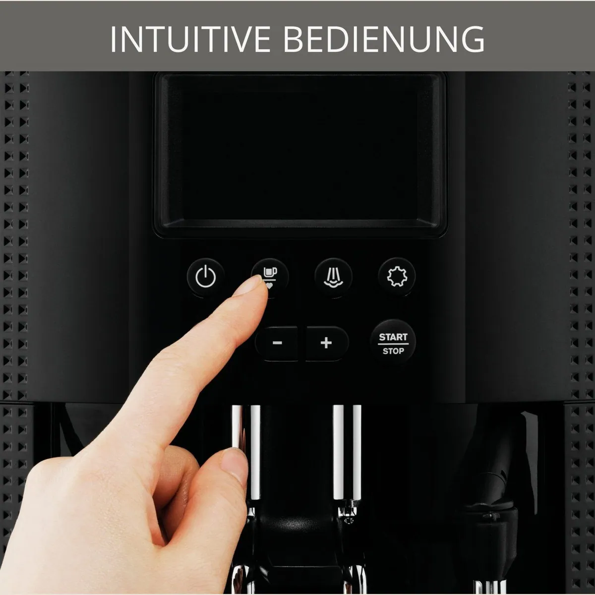 Krups EA8150 Kaffeevollautomat, LCD-Display, Speichermodus, Dampfdüse 3