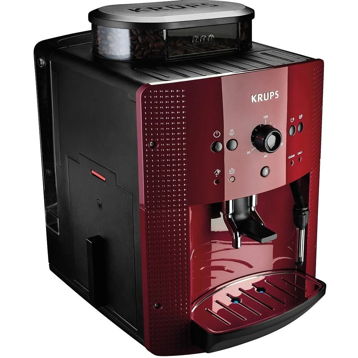 Krups EA8107 Kaffeevollautomat, 2-Tassen-Funktion, manuelle Dampfdüse, 2 Kaffeestärken 2