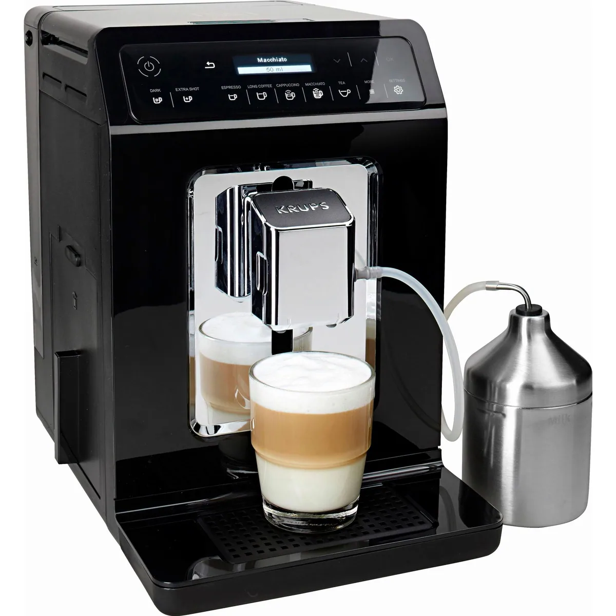 Krups EA8918 Evidence Kaffeevollautomat, OLED-Display, 15 Getränkevariationen