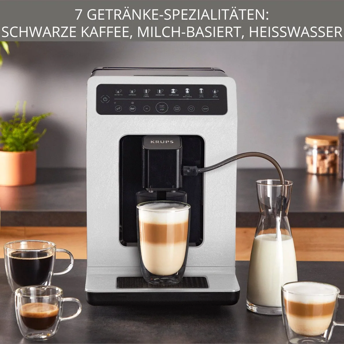 Krups EA897A Evidence ECOdesign, Touch-Steuerung, 8 Getränkespezialitäten 2