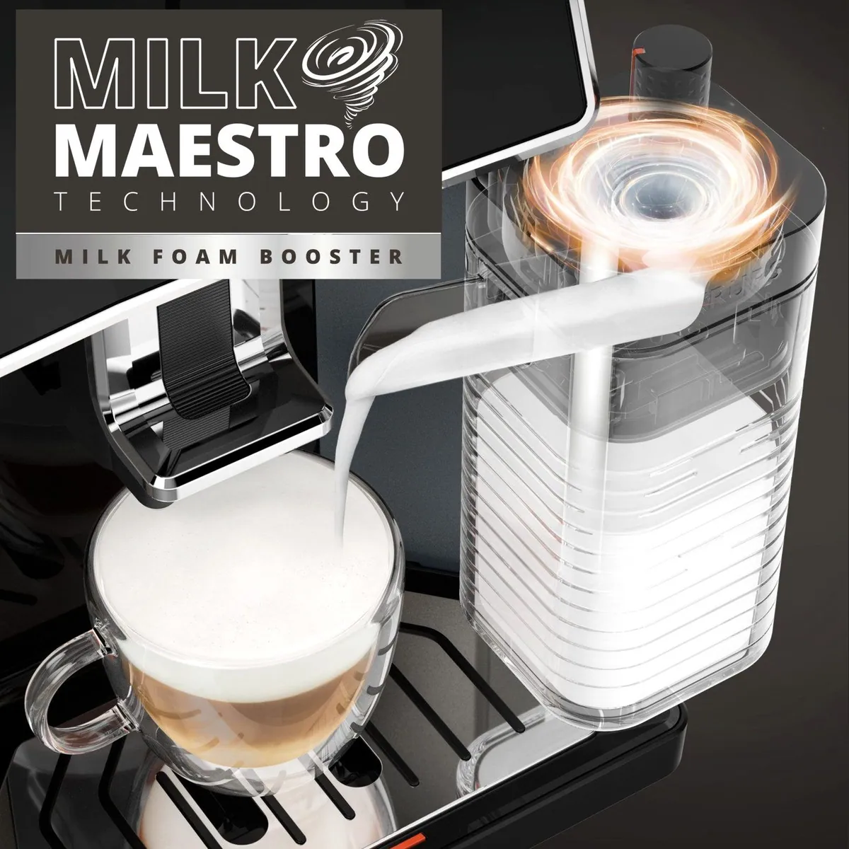 Krups Kaffeevollautomat EA9129 Sensation Milk, 6 Kaffee- und Milchspezialitäten, einfache Reinigung 3