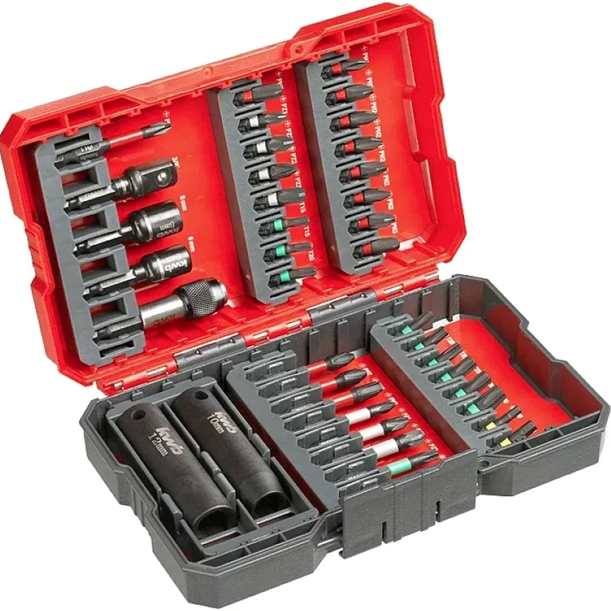 kwb Bit-Set 109010, schlagfest, langlebig, mit praktischem Transportbehälter