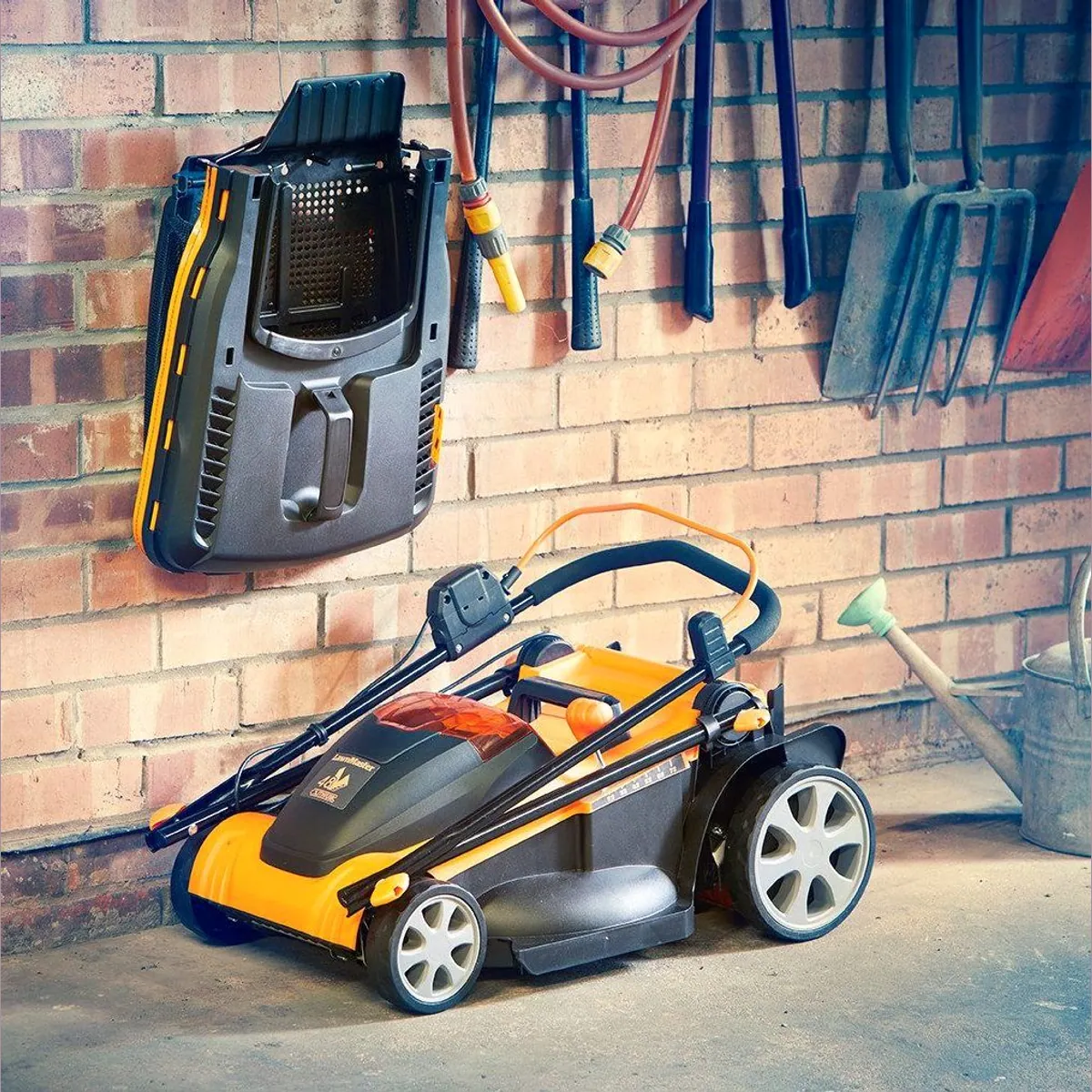 Lawnmaster Akkurasenmäher, 6-stufige Schnitthöhenverstellung, kraftvolle 24V-Akkus