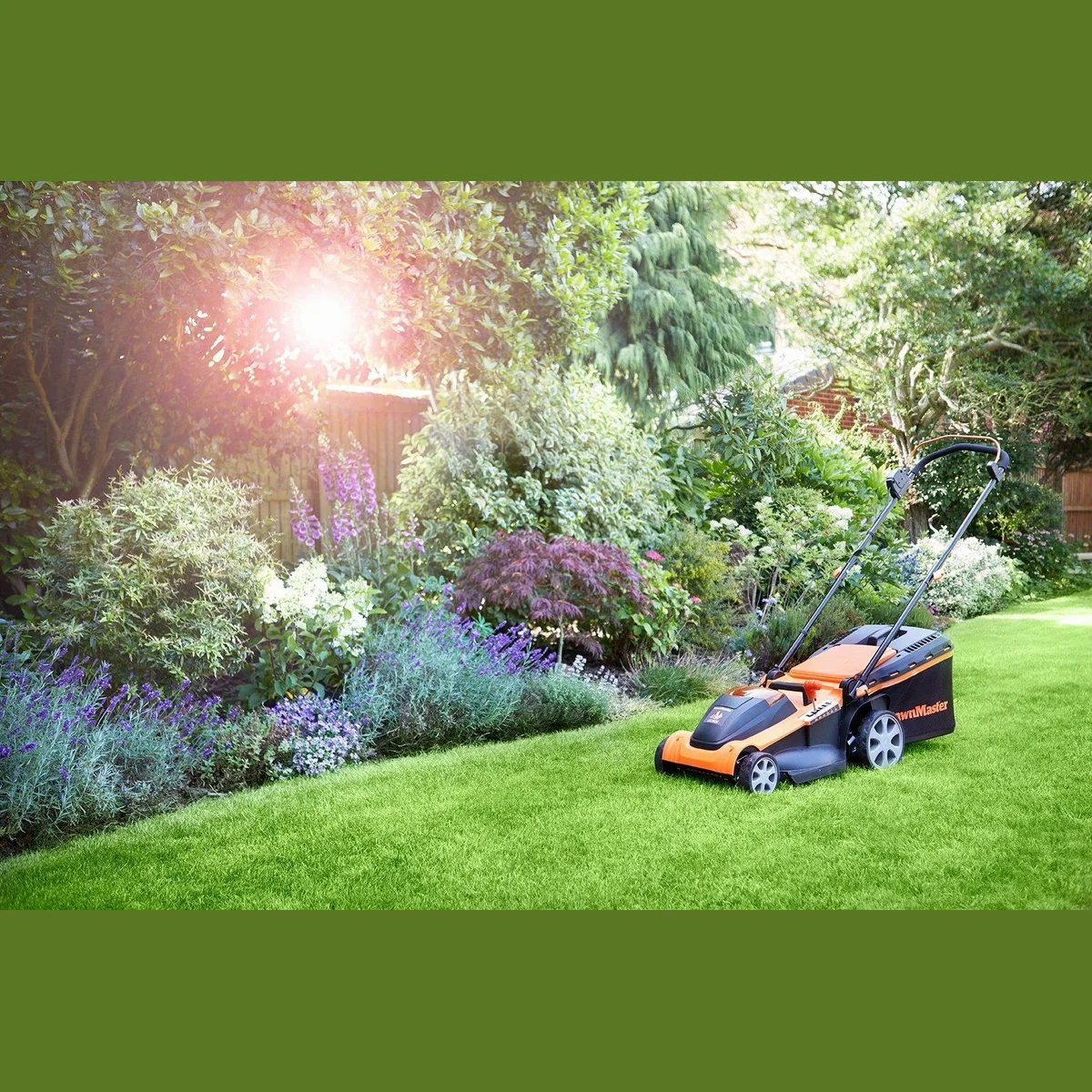 Lawnmaster Akkurasenmäher, 6-stufige Schnitthöhenverstellung, kraftvolle 24V-Akkus 2