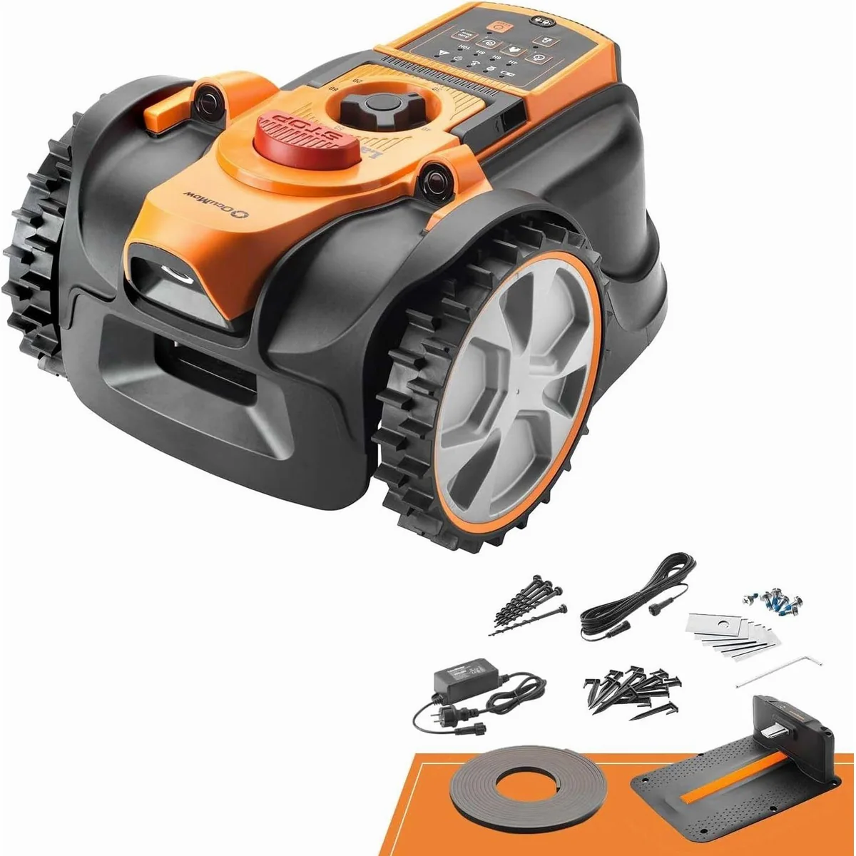 Lawnmaster OcuMow16 Rasenmähroboter, kabellose Navigation, für Rasenflächen bis 300 m²