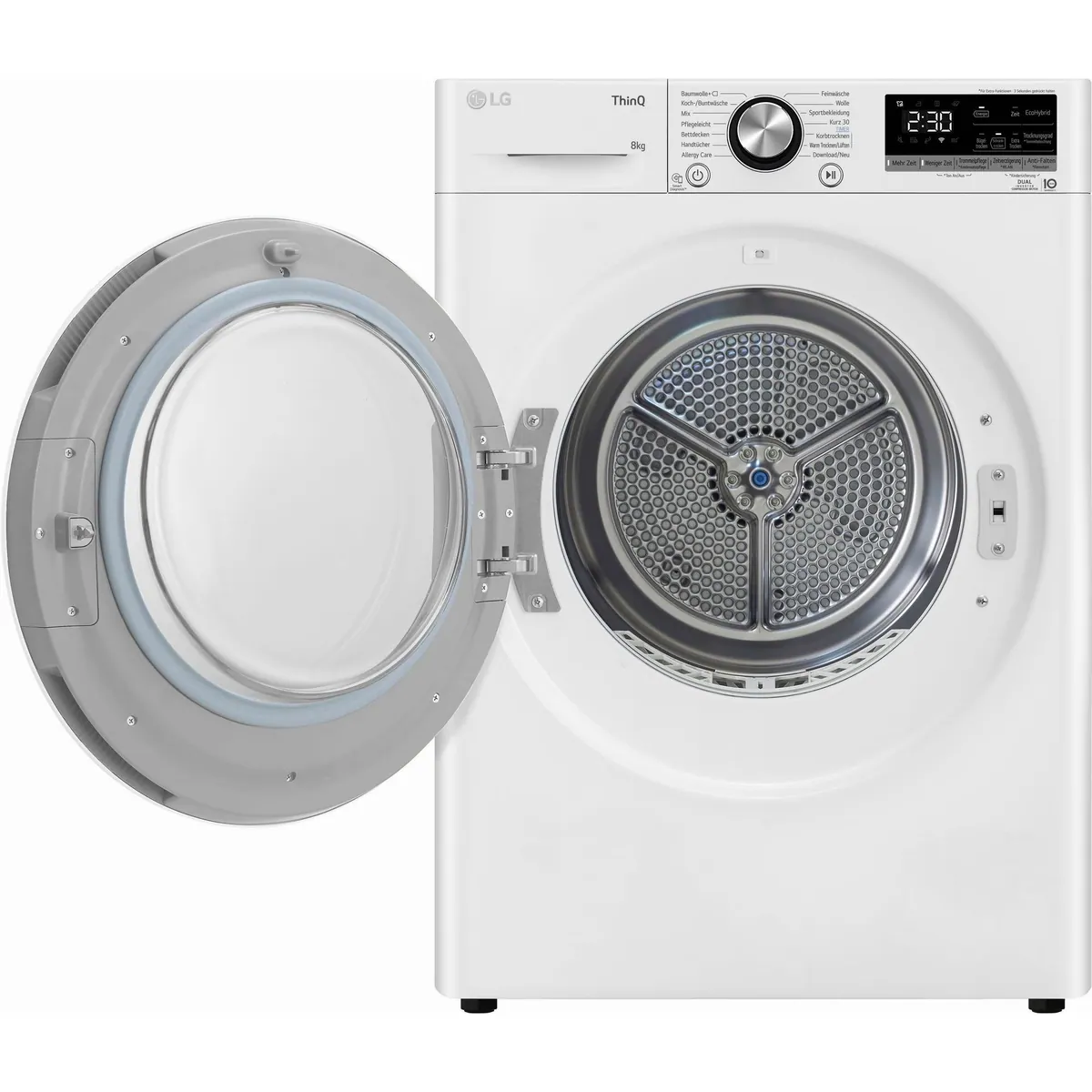 LG Vivace RT80V9W Wärmepumpentrockner, energieeffizient, leise, große Trommelkapazität 2