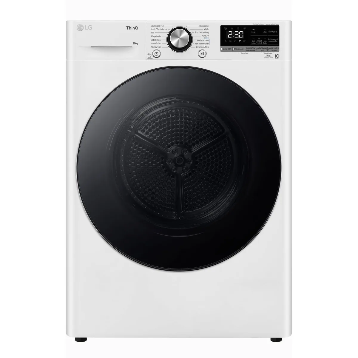 LG Vivace RT80V9W Wärmepumpentrockner, energieeffizient, leise, große Trommelkapazität 4