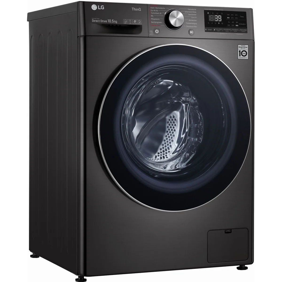 LG F6WV710P2S Waschmaschine, 10,5 kg, 1600 U/min, energieeffizient