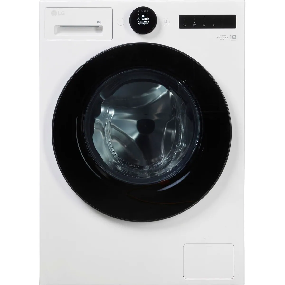 LG F4WX808YC Waschmaschine, 8 kg Fassungsvermögen, 1400 U/min, leiser Invertermotor 3