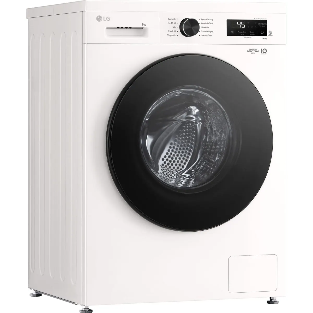 LG F4WB309Y Waschmaschine, 9 kg, 1350 U/min, energieeffizient und geräuscharm