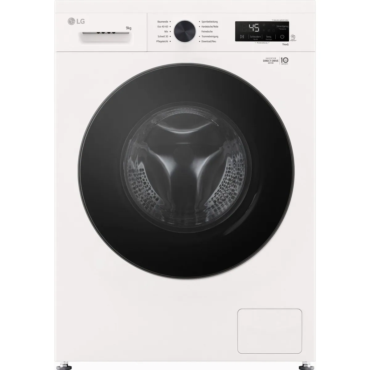 LG F4WB309Y Waschmaschine, 9 kg, 1350 U/min, energieeffizient und geräuscharm 2