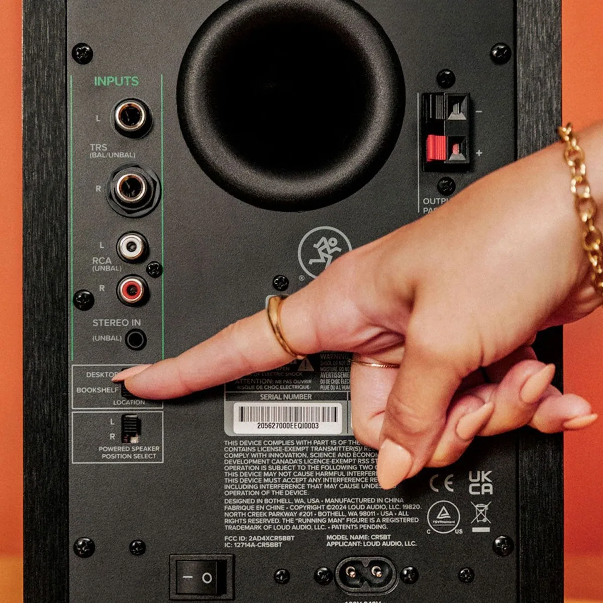 MACKIE CR5BT Studio-Monitore, Bluetooth, 80 W Leistung, kompakt und vielseitig 5
