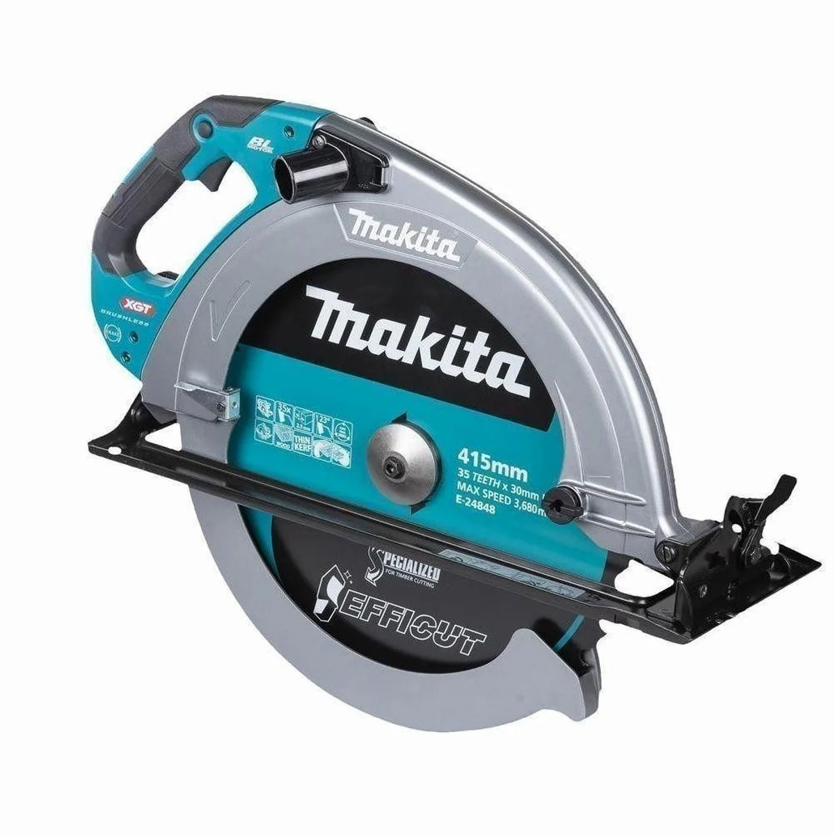 Makita XGT Akku-Handkreissäge, 40V max., 160 mm Schnitttiefe, robust und leistungsstark