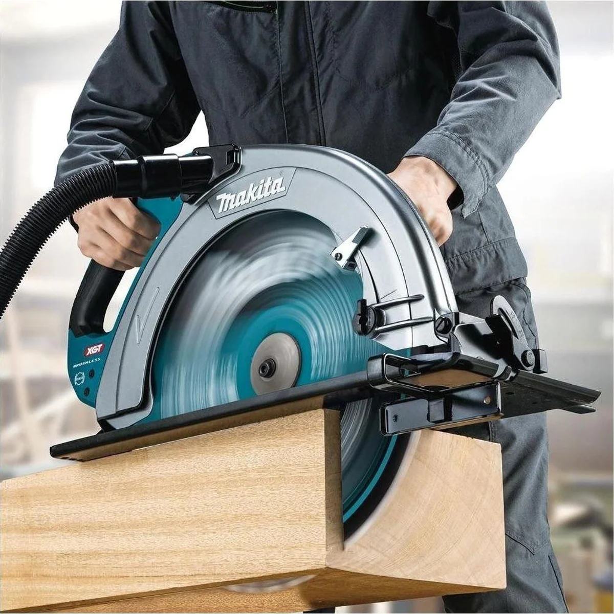 Makita XGT Akku-Handkreissäge, 40V max., 160 mm Schnitttiefe, robust und leistungsstark 5