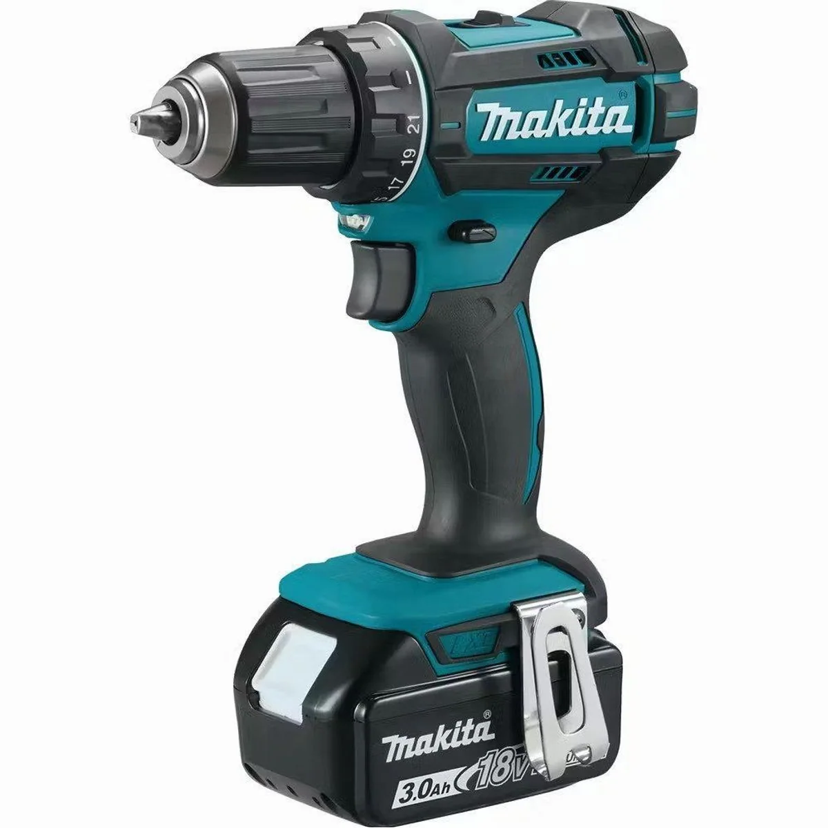 Makita DDF482RFJ Akku-Bohrschrauber, 2 Akkus & Ladegerät im Koffer — leistungsstark, ergonomisch, vielseitig 2