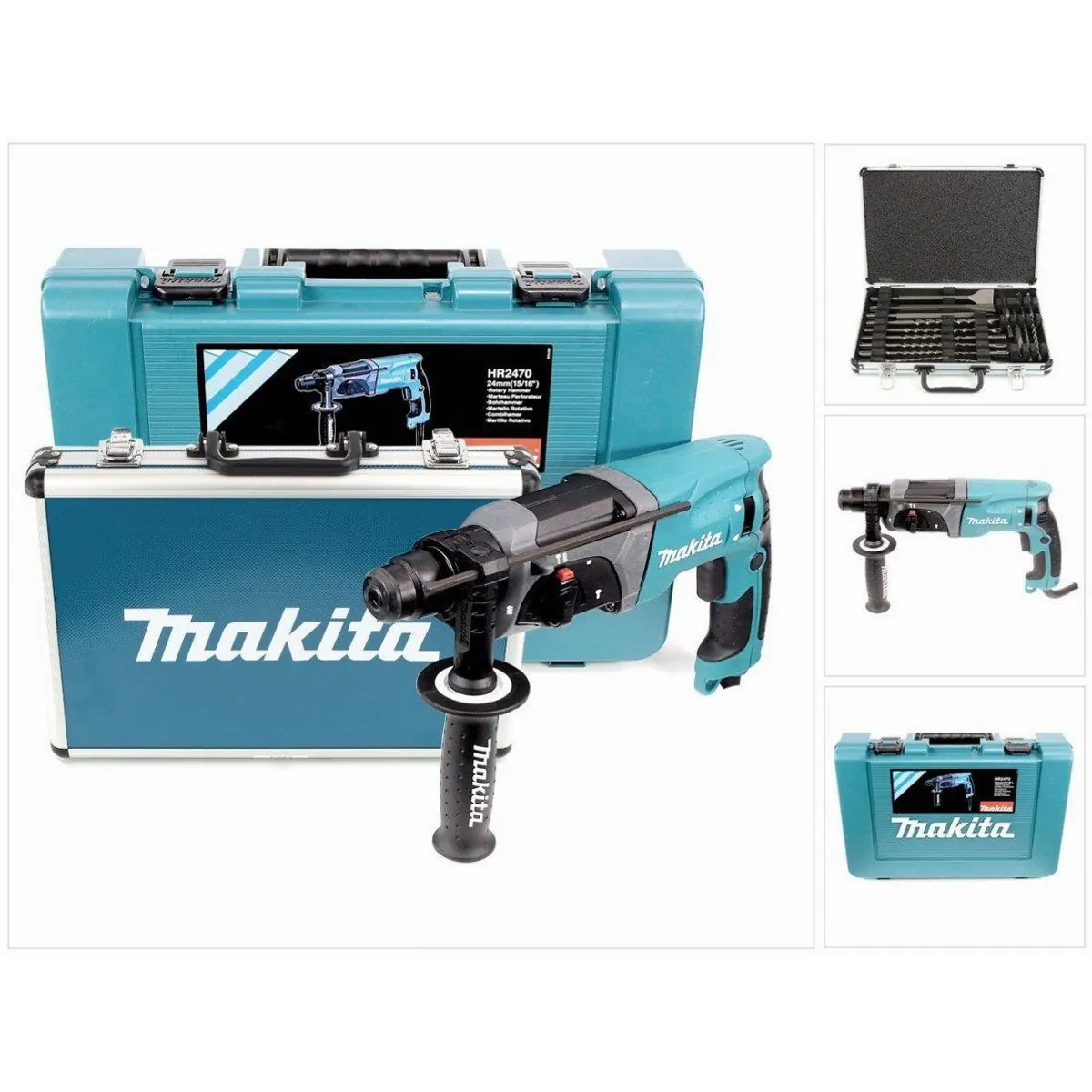 Makita HR 2470 Bohrhammer, 780 W, 24 mm SDS-Plus Aufnahme — vielseitig und leistungsstark