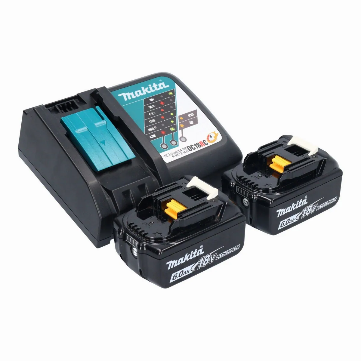 Makita DLX 2278 RG Kombi-Set, 18 V Akku-Schlagbohrschrauber und Bohrhammer — 54 Nm Drehmoment, bürstenloser Motor, LED-Licht 3