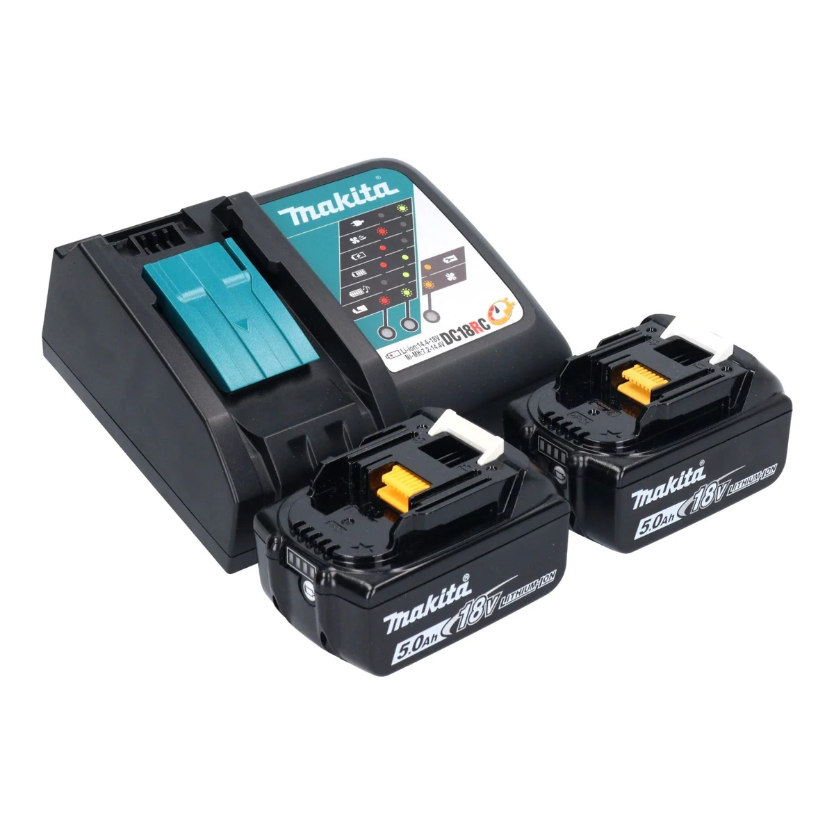 Makita DLX 2278 Akku-Komplettset, 54 Nm Drehmoment, inkl. DHP 484 & DHR 171 5
