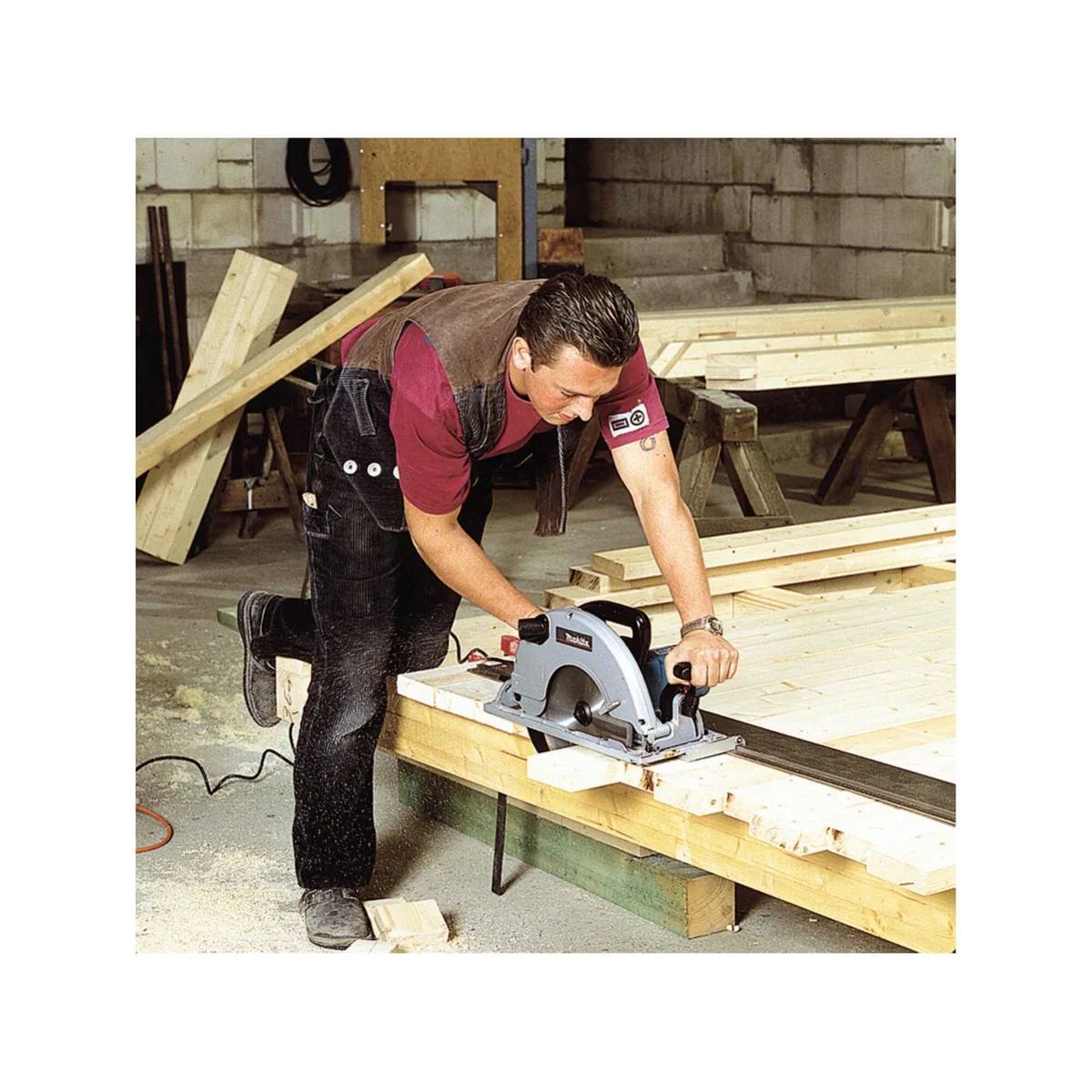 Makita 5103R Handkreissäge, leistungsstarker Motor, präzise Schnitttiefe 2