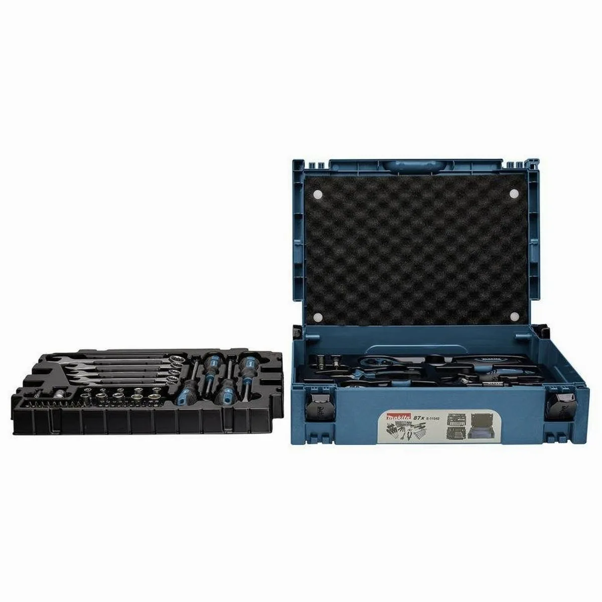 Makita E-11542 Werkzeugkoffer, umfangreich bestückt, robust und gut sortiert 4