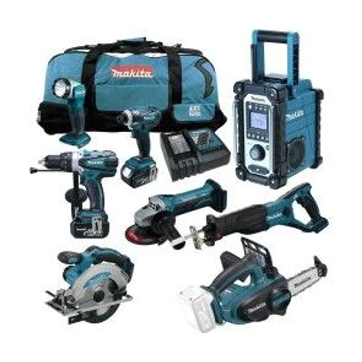 Makita DUC122 RME, leistungsstarke Akku-Kettensäge, 2 Akkus & Ladegerät inklusive 5