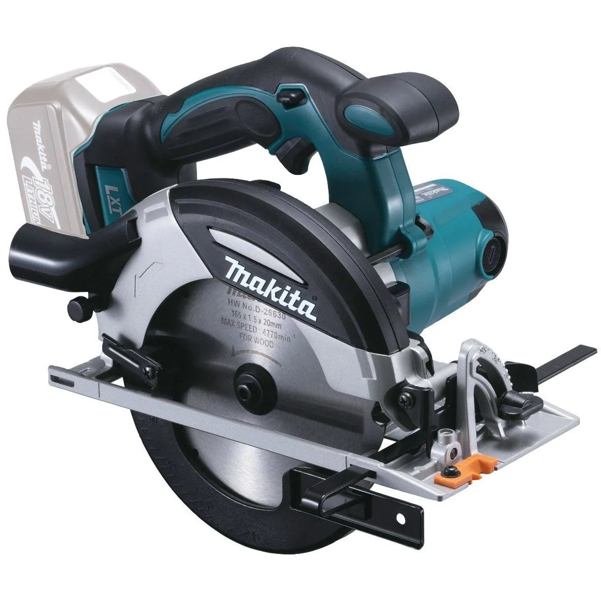 Makita DHS630Z Akku-Handkreissäge, 66 mm Schnitttiefe, präzise Leistung