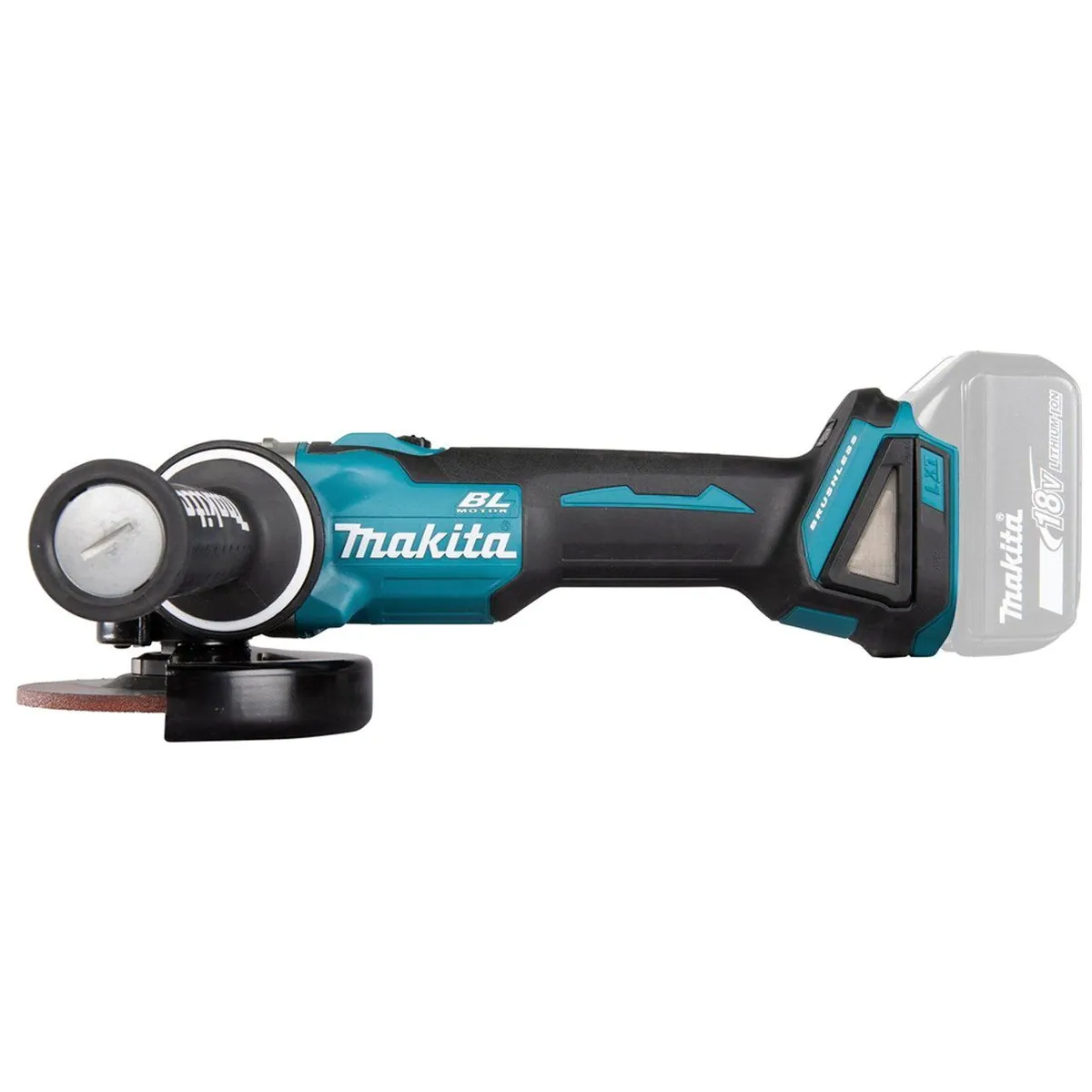 Makita DGA504Z Akku-Winkelschleifer, 29 mm max. Schnitttiefe, 18 V Antrieb 4