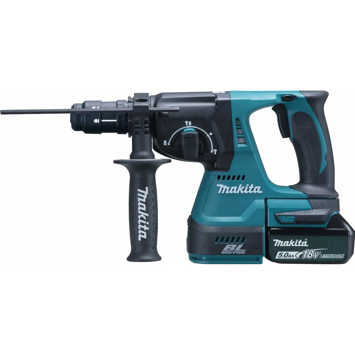 Makita DHR243RTJ Kombihammer, hohe Schlagkraft, inkl. Akku und Zubehör