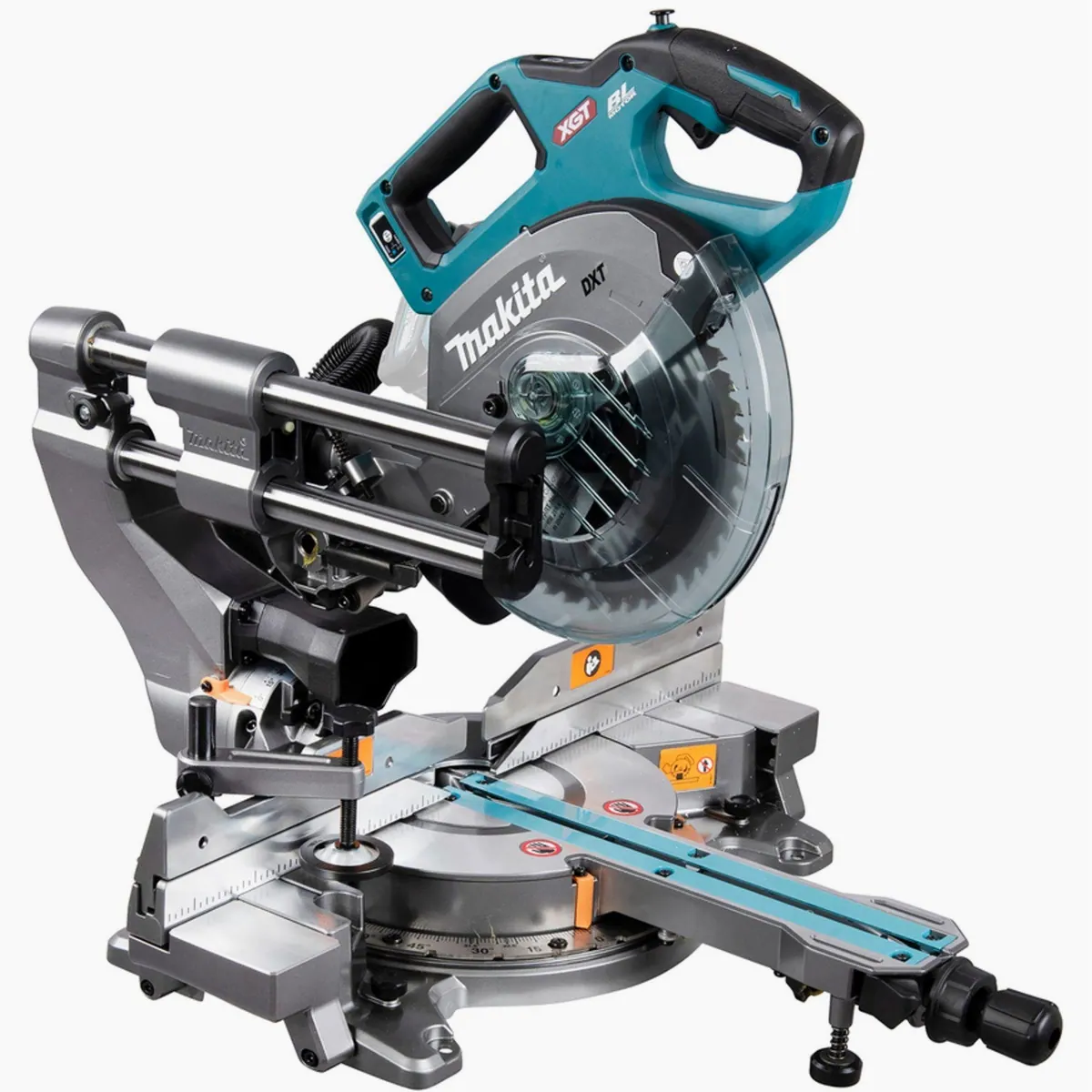 Makita LS002GZ01 XGT Akku-Kapp- und Gehrungssäge, hohe Leistung, kompakte Bauweise, effektive Staubabsaugung