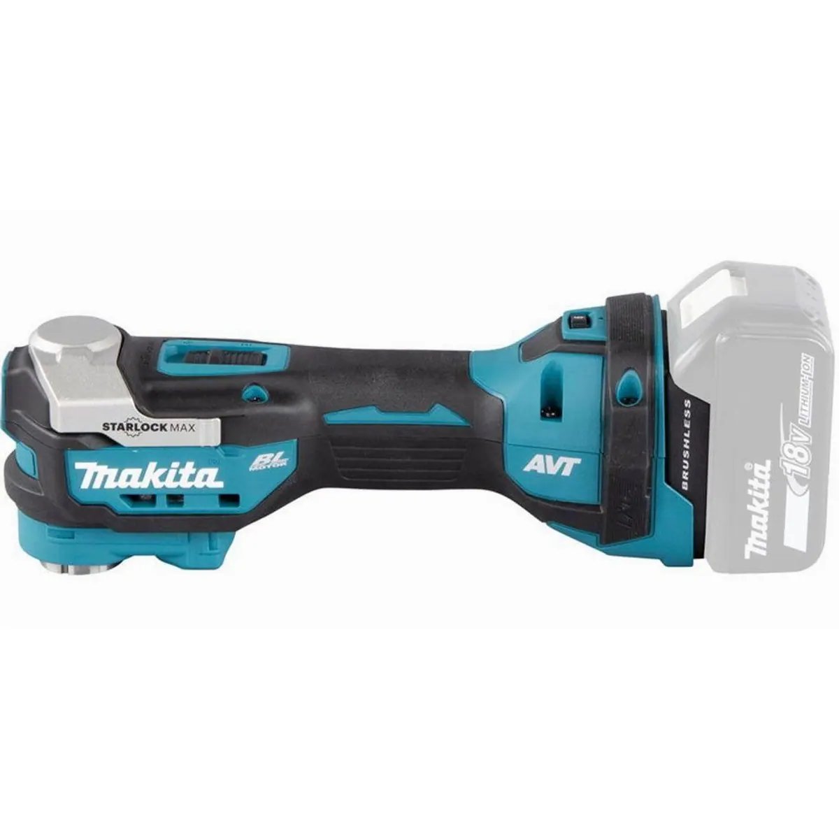 Makita DTM52ZJX2 Akku-Multifunktionswerkzeug, 18V, 10.000-20.000 min⁻¹, vielseitig einsetzbar 3