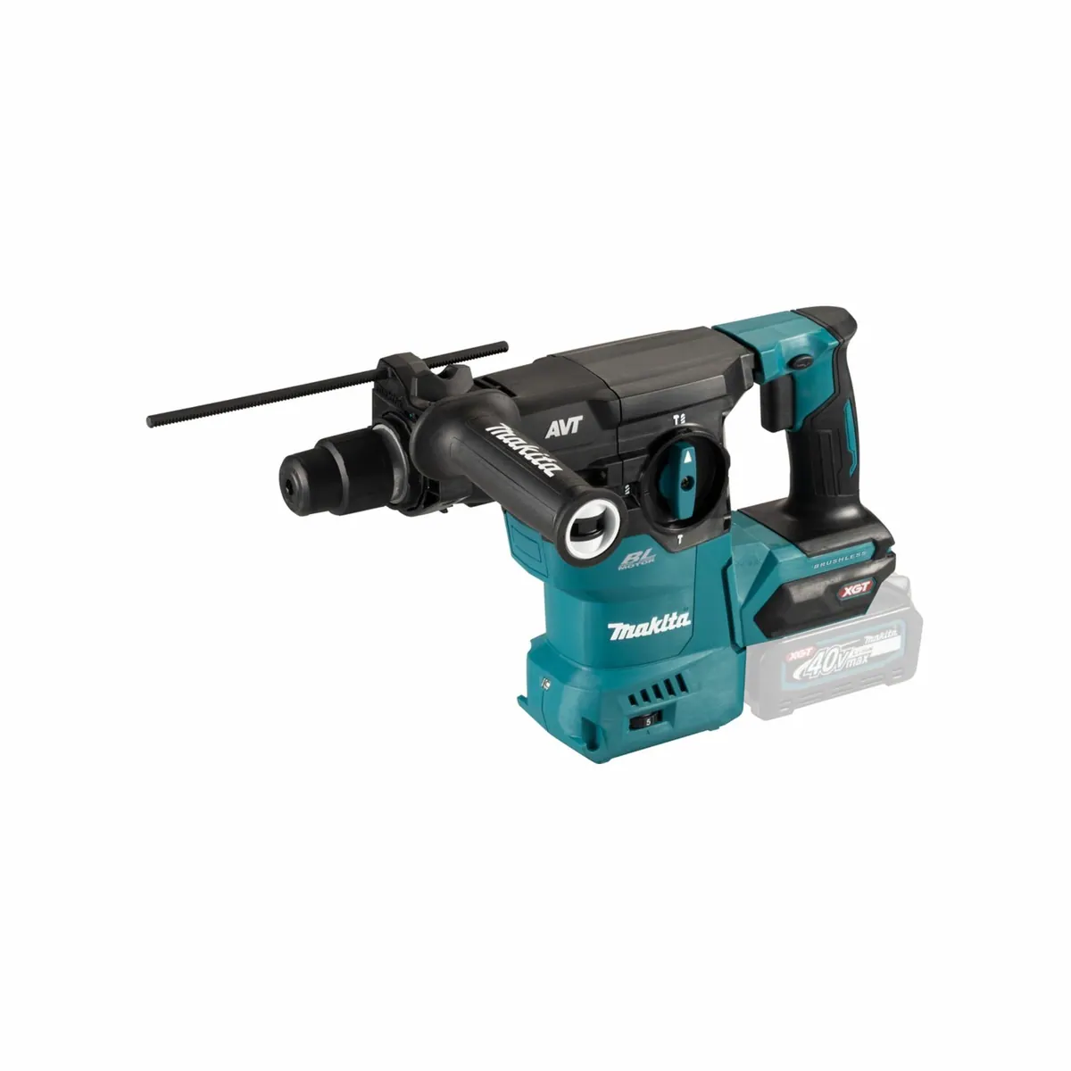 Makita Akku-Kombihammer SDS-PLUS, 40 V max., Anti-Vibrations-Technologie