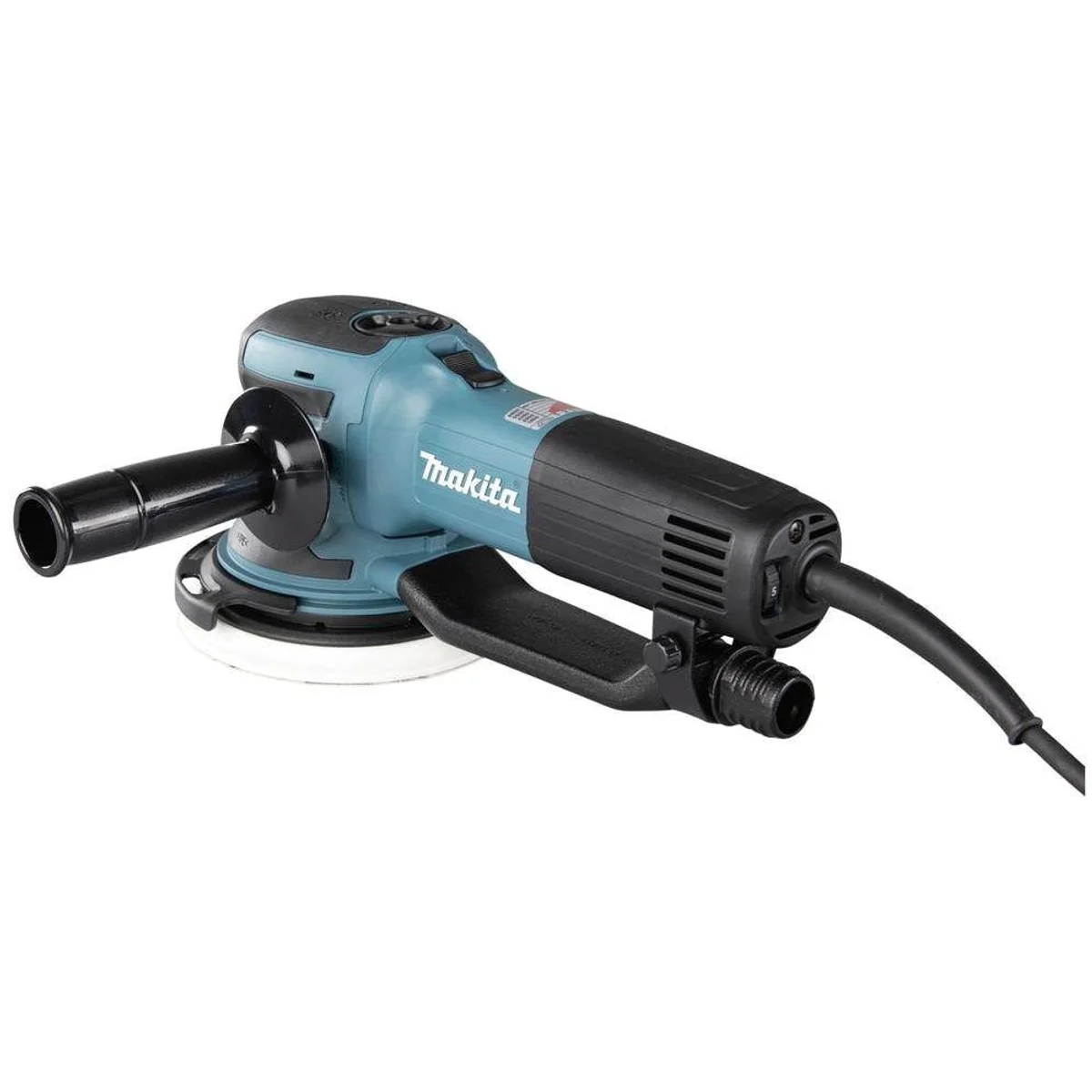 Makita BO6050J Exzenterschleifer, vielseitig und leistungsstark — Rotationsfunktion, Staubabsaugung, 150 mm Schleifscheibe 3