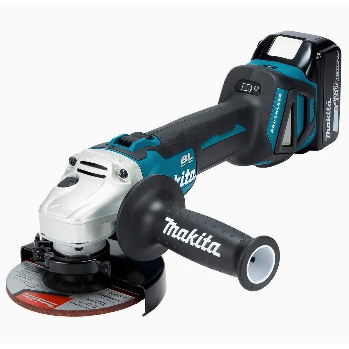 Makita DGA511RTJ Akku-Winkelschleifer, leistungsstark, vielseitig, inkl. Zubehör 2