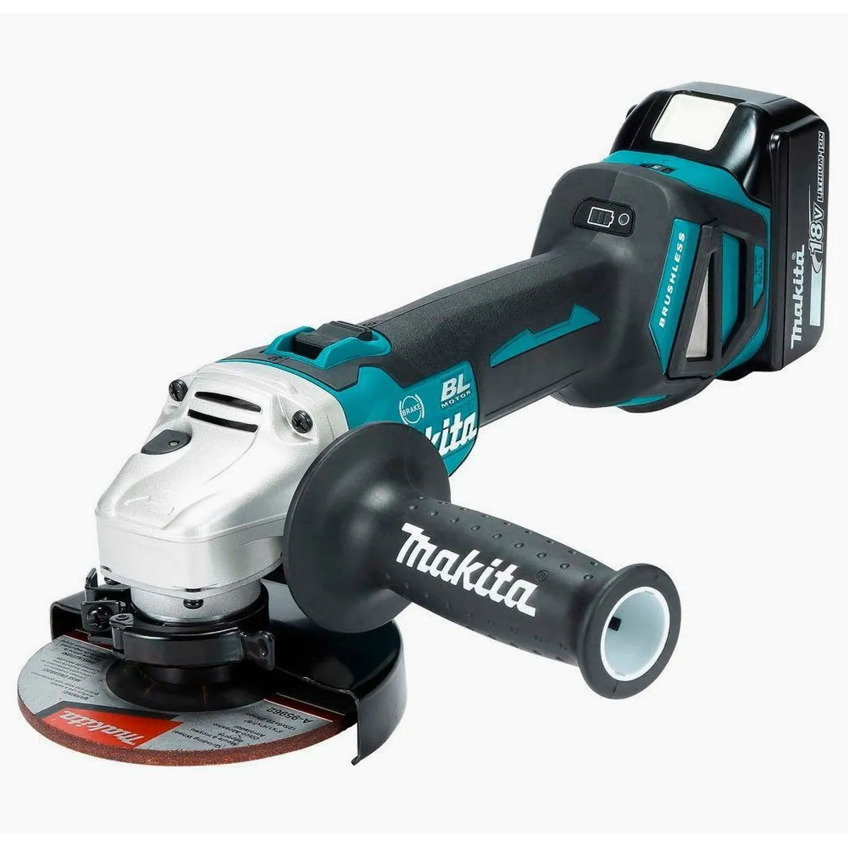 Makita DGA513RTJ Akku-Winkelschleifer, inkl. Akku und Ladegerät — leistungsstark, kompakt, vielseitig 4