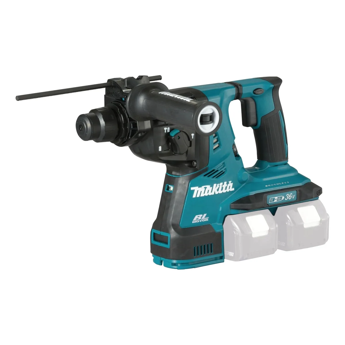 Makita DHR280ZJ Akku-Kombibohrhammer, 28 mm, SDS-PLUS, max. 980 U/min