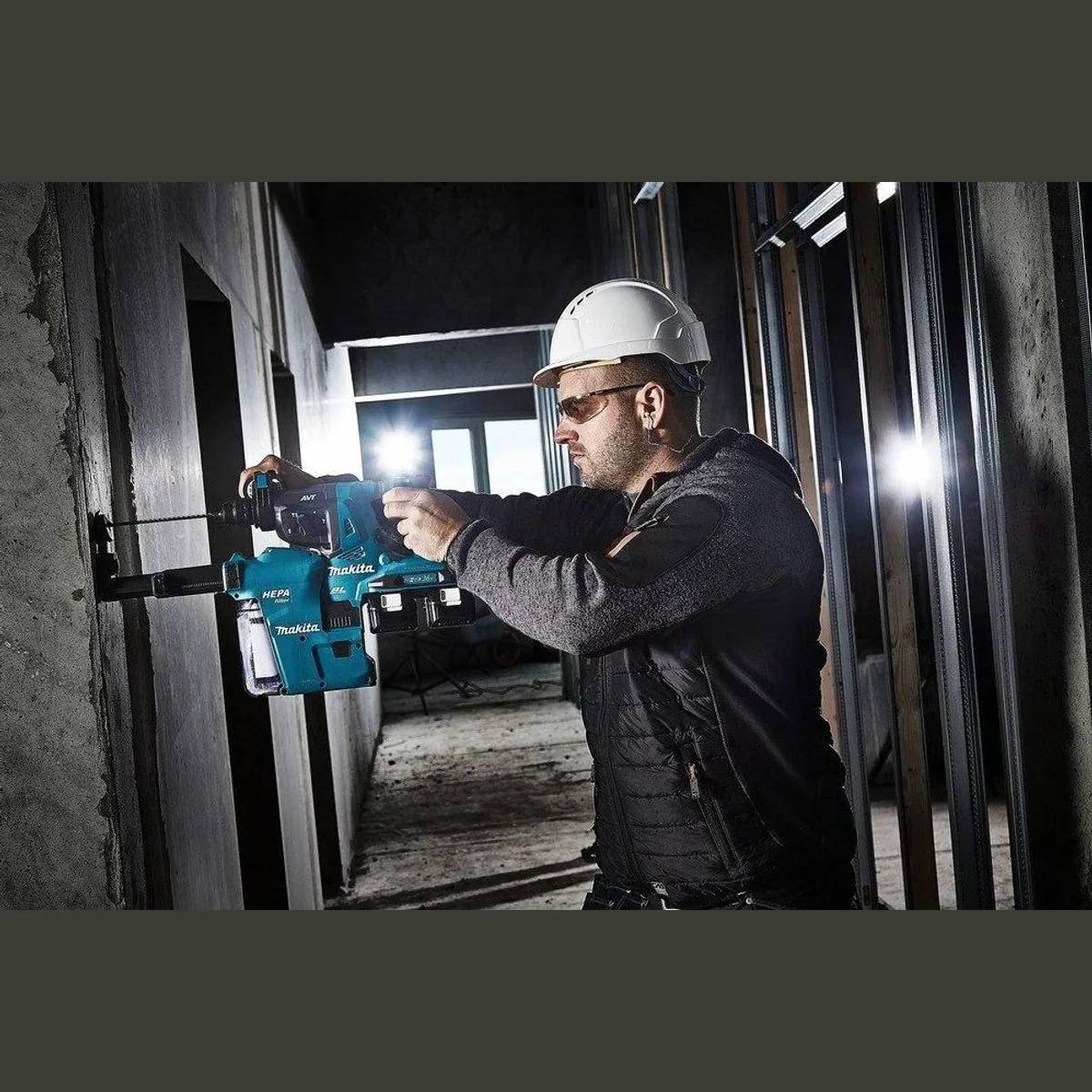 Makita DHR280ZJ Akku-Kombibohrhammer, 28 mm, SDS-PLUS, max. 980 U/min 4