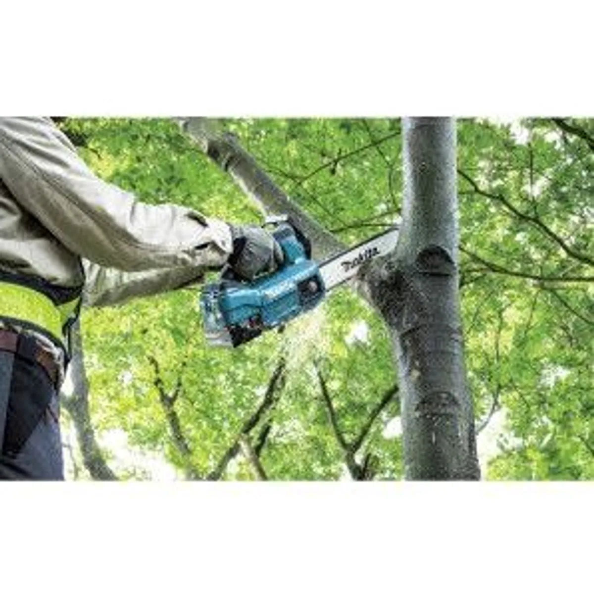 Makita DUC254, kabellose Kettensäge, 2x Akku, leistungsstark und handlich 5