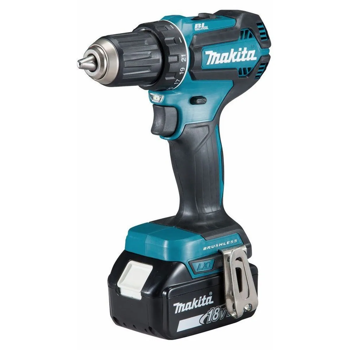 Makita DDF485RFJ Akku-Bohrschrauber, 2-Gang-Getriebe, bürstenloser Motor 3