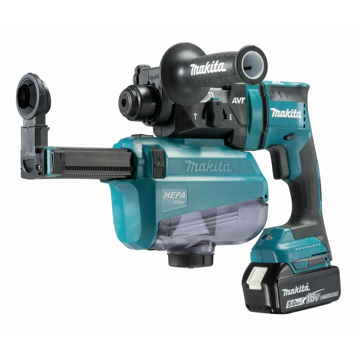 Makita DHR182RTWJ Akku-Kombibohrhammer, 18 V, hohe Leistung & Komfort