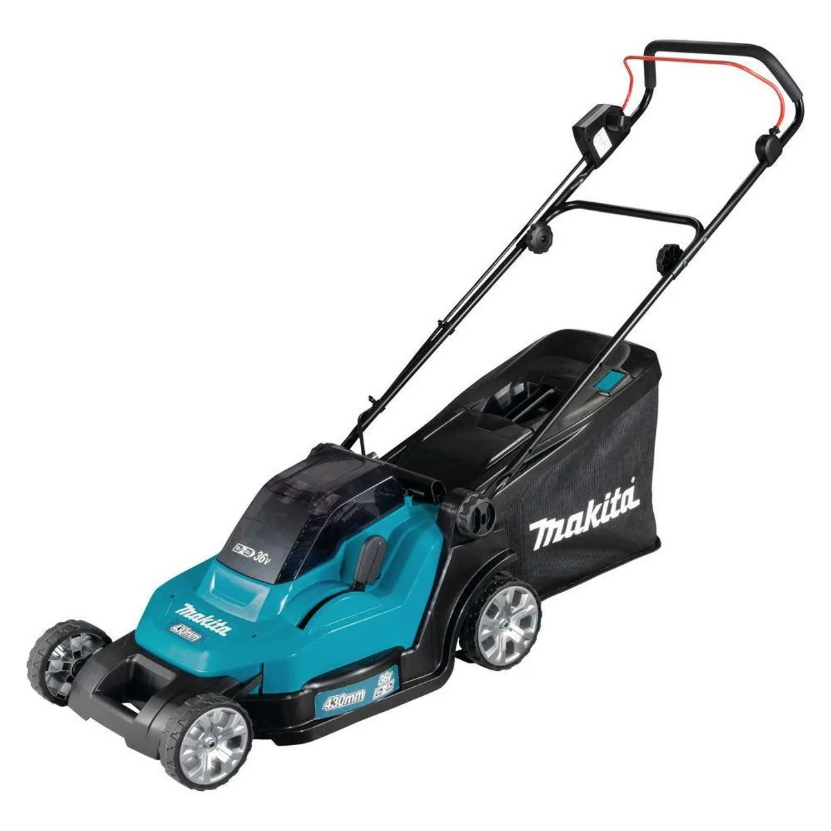 Makita DLM432Z Akkurasenmäher, 43 cm Schnittbreite, geräuscharm, 2x18V LXT