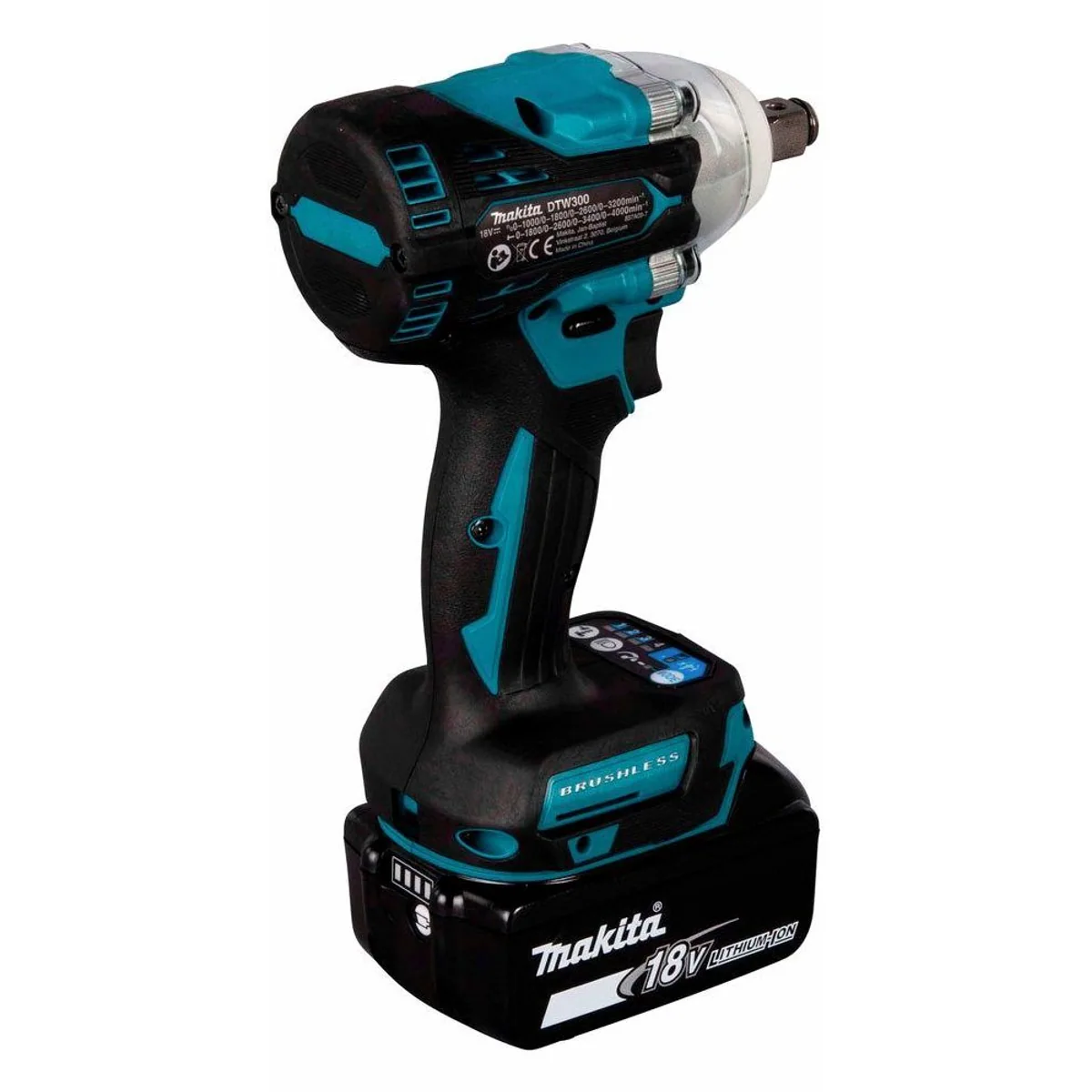 Makita DTW300RTJ Akku-Schlagschrauber, 330 Nm, 3200 U/min, Set mit 2 Akkus 4