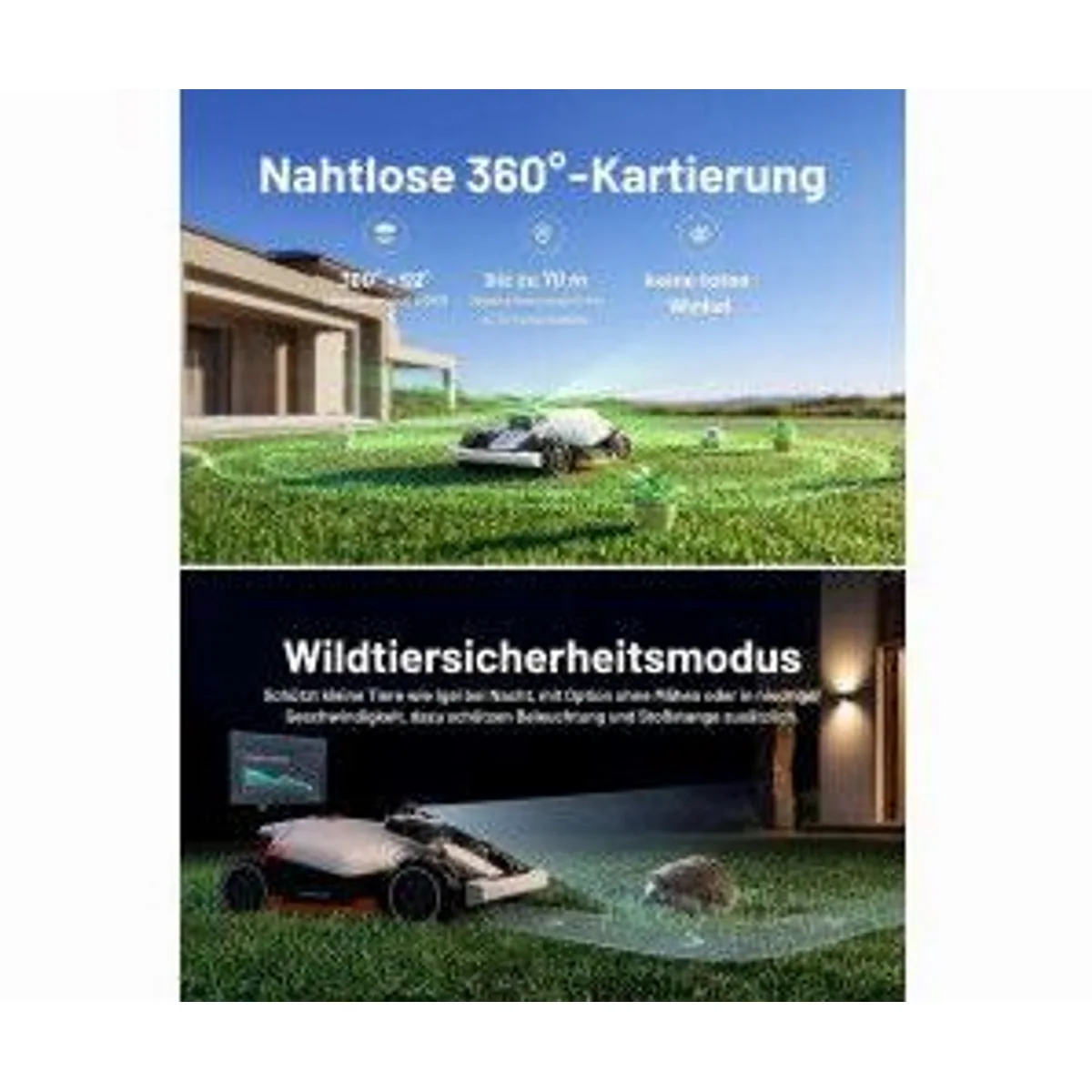 Mammotion LUBA 3 AWD 3000, Allradantrieb, hohe Leistungsfähigkeit, robuste Bauweise 4