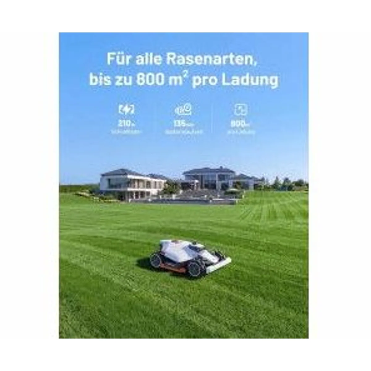 Mammotion Luba mini AWD 1500, LiDAR-Technologie, NetRTK & KI-gestützte Vision 4