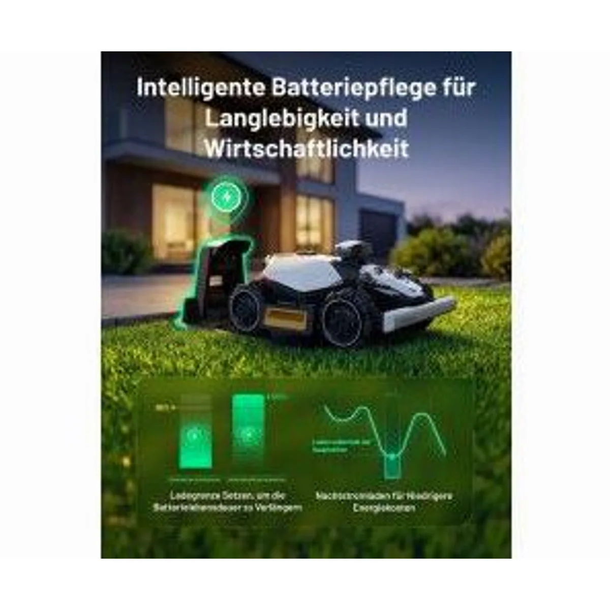 Mammotion LUBA mini 2 AWD 1000, Allradantrieb, hohe Wendigkeit, kompakte Bauweise 3