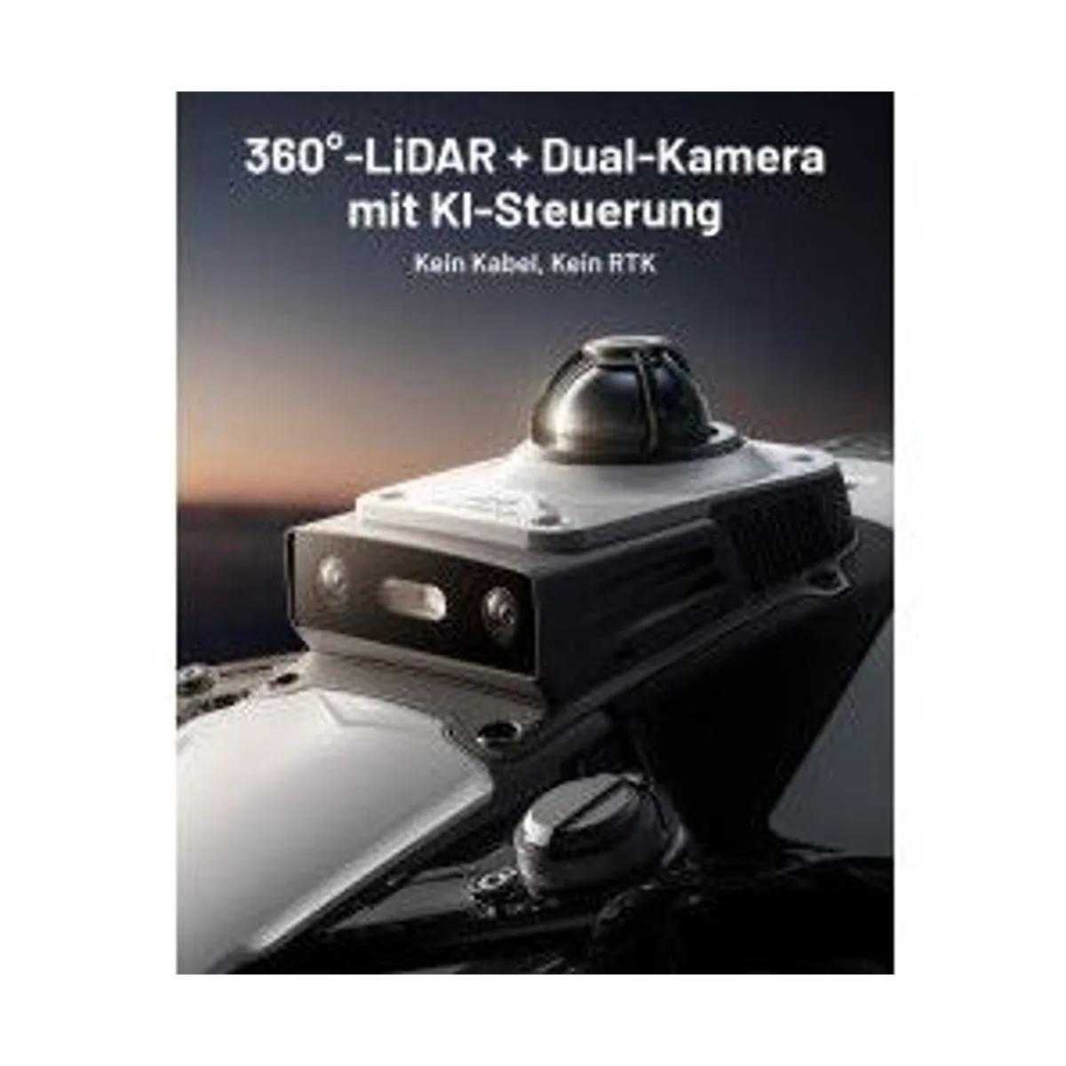 Mammotion LUBA mini 2 AWD 1500, Allradantrieb, kompakte Bauweise, hohe Wendigkeit 2