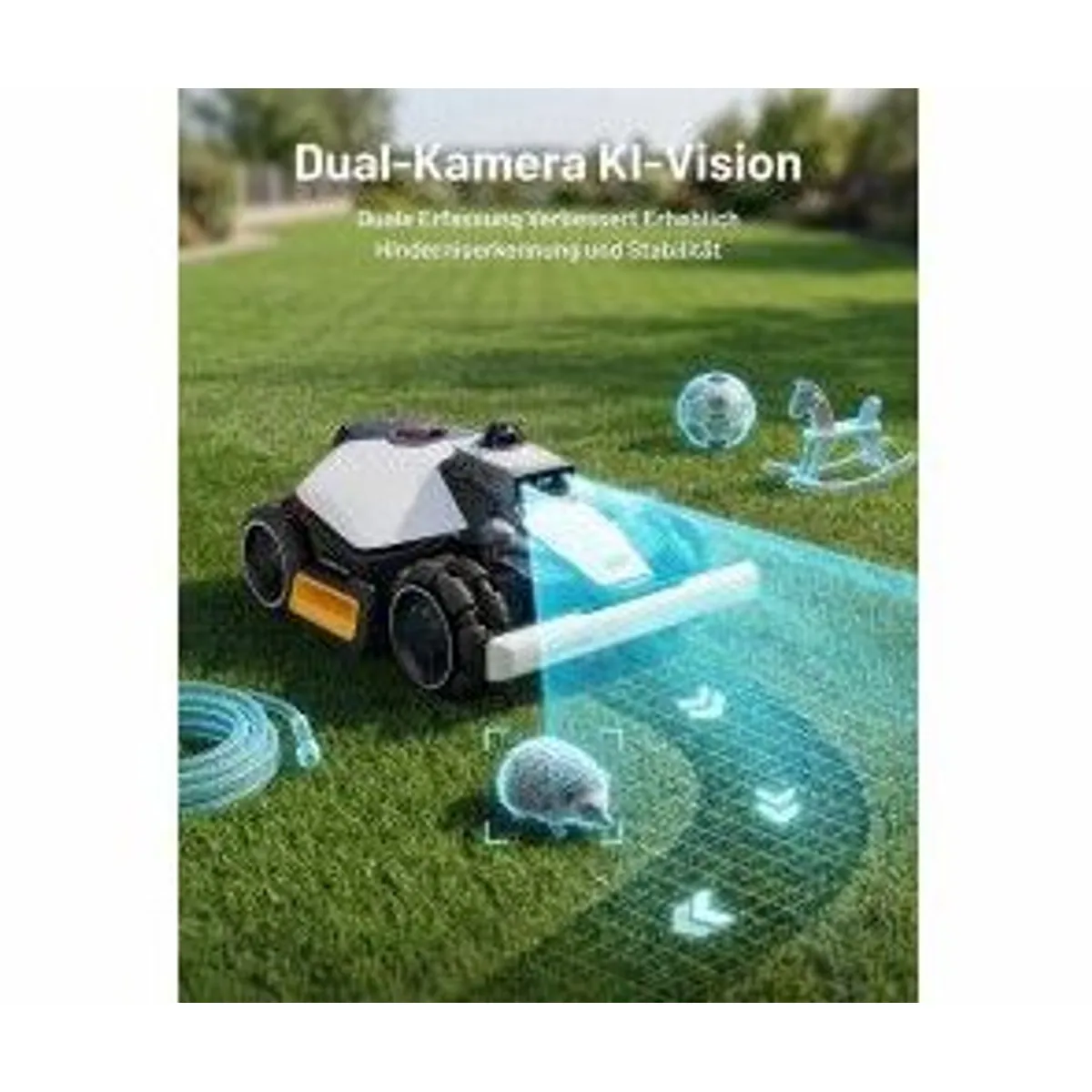 Mammotion LUBA mini 2 AWD 1500, Allradantrieb, kompakte Bauweise, hohe Wendigkeit 4