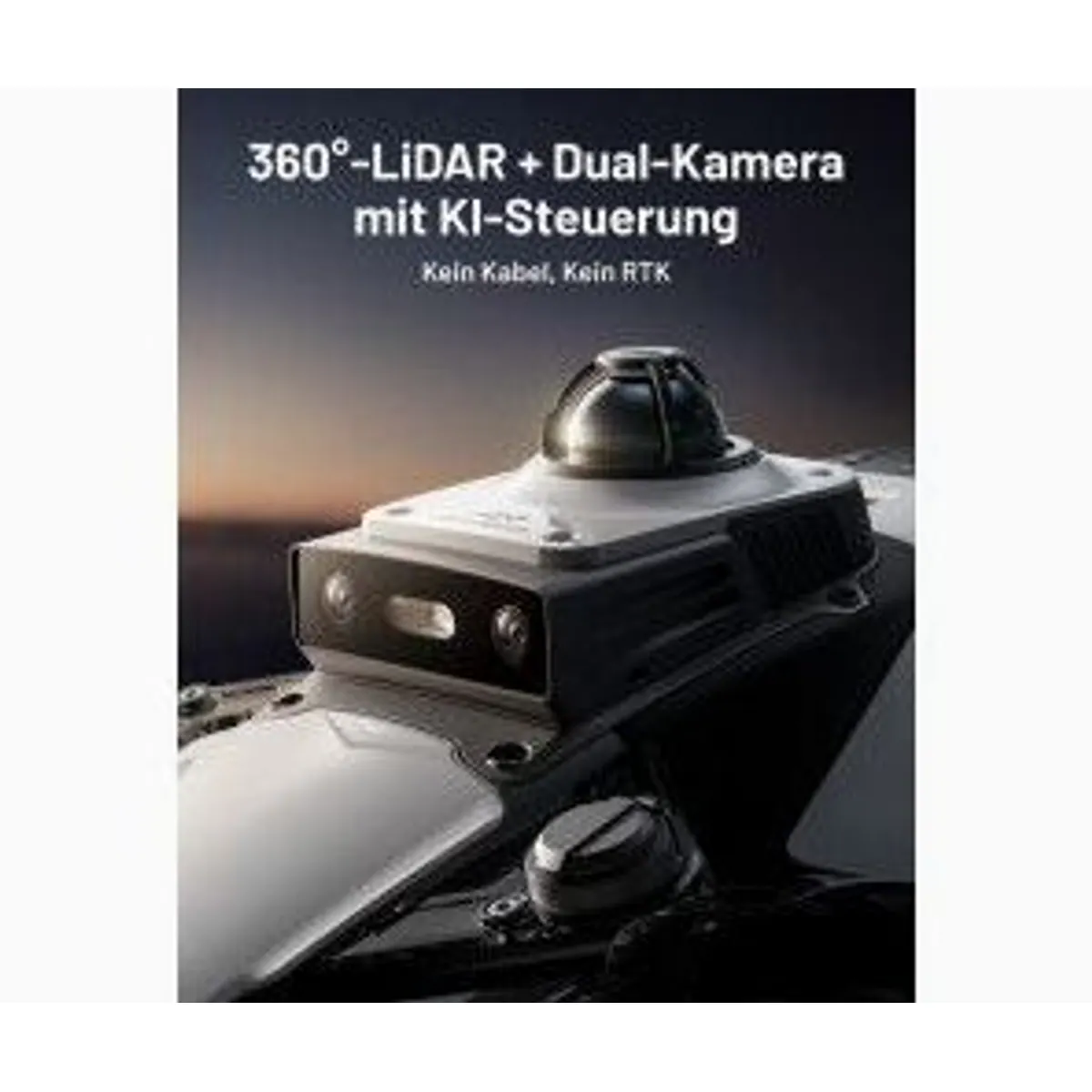 Mammotion LUBA Mini 2 AWD 1500, Allradantrieb, kompakte Garage, hohe Wendigkeit 2